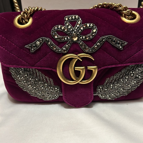 GUCCI MARMONT limited edition in velvet & silk lining - Picture 2 of 12